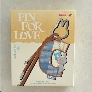 Pop Mart Pin for Love Letter Pendant Blind Box